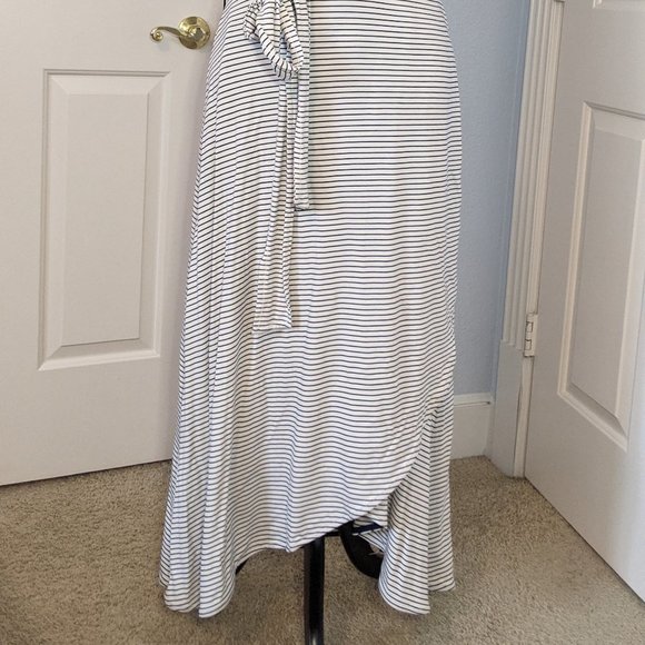 NWT Gap Cami Wrap Midi Stripe Dress - Large Tall - Picture 6 of 7